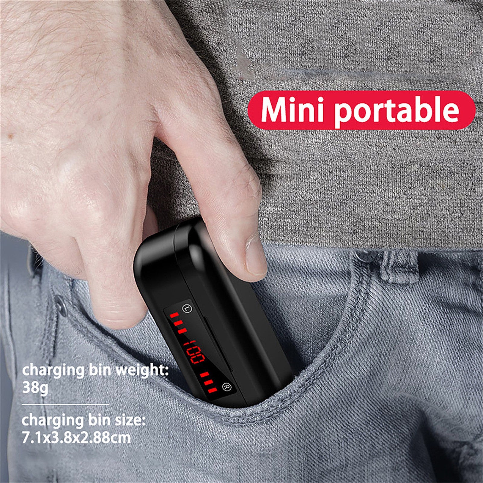 Wireless Bluetooth Touch Headset Mini Binaural Cross Border Tws Battery Display 5.0 Wireless Bluetooth Touch Headset Mini Binaural Cross Border Tws Battery Display 5.0